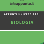Appunti Biologia