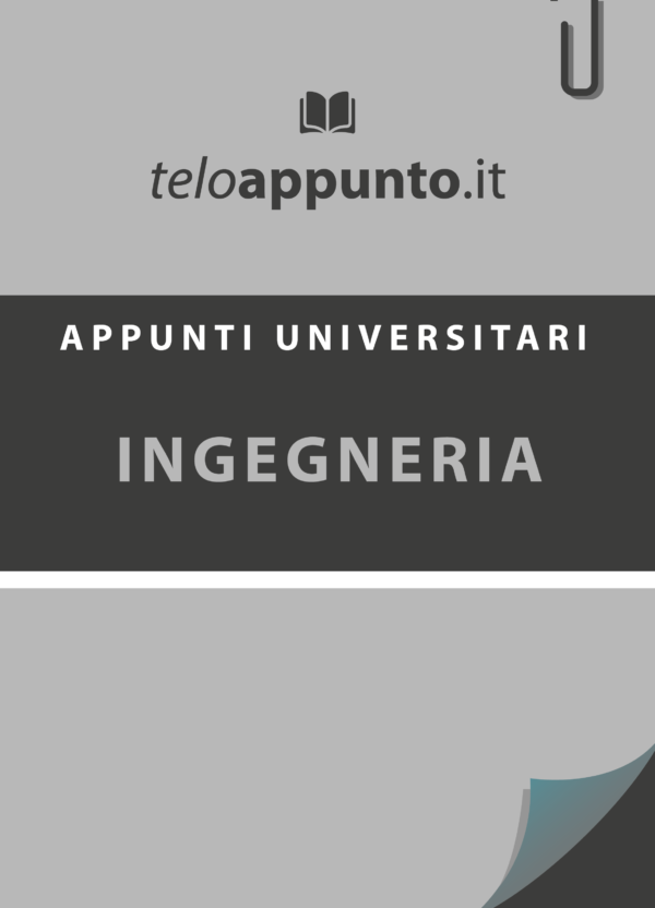 ANTEPRIME APPUNTI-04 Ingegneria